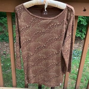 Columbia brown cotton top